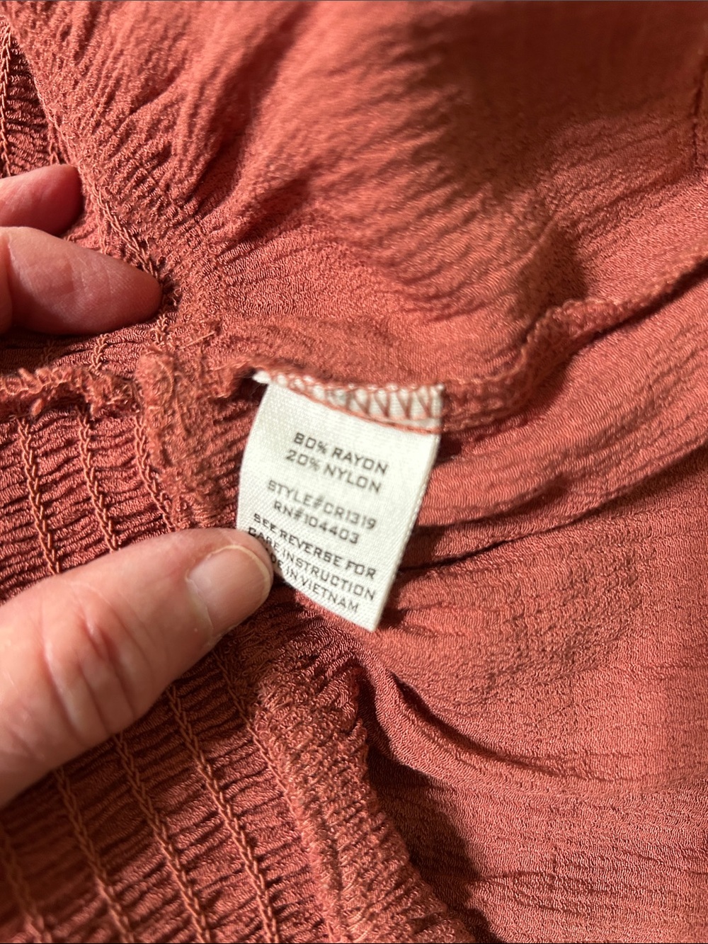Feminine Smocked Top - Picture 6 of 8